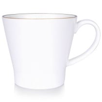 Kubek porcelanowy do kawy herbaty napojów biały 380 ml