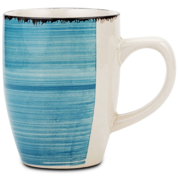 Kubek ceramiczny do picia kawy herbaty FADED BLUE 355 ml, 812777