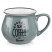 Inny kolor wybarwienia: Kubek ceramiczny z uchem do kawy herbaty szary 320 ml