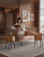 Okrągły stolik pufa ze schowkiem brązowy eco skóra loft, 8131927