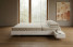 Łóżko lewitujące bukowe Visby LENA FLAT z szafkami / 180x200, biały, 8146376