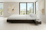 Łóżko lewitujące bukowe Visby LENA FLAT z szafkami / 140x200, palisander, 8146432