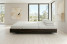 Łóżko lewitujące bukowe Visby LENA FLAT bez szafek / 140x200, palisander, 8146488