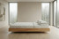 Łóżko lewitujące bukowe Visby LENA FLAT bez szafek / 200x200, naturalny, 8146579