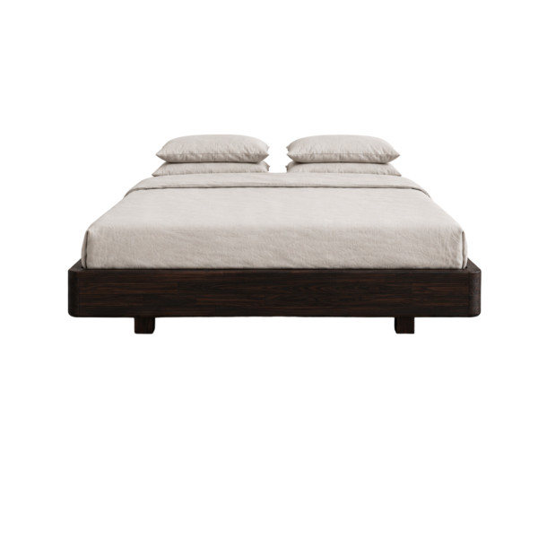 Łóżko lewitujące bukowe Visby LENA FLAT bez szafek / 120x200, palisander, 8146643