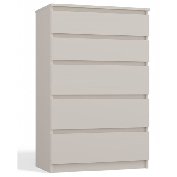 Komoda Malwa z pięcioma szufladami 70 cm kaszmir, 8149231