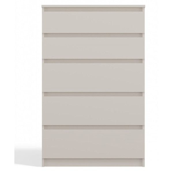 Komoda Malwa z pięcioma szufladami 70 cm kaszmir, 8149234