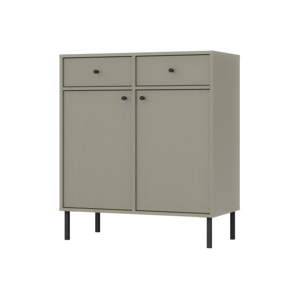 Komoda TORINO 84x95x41 cm Odcienie zieleni, 8150442