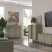 Komoda TORINO 84x95x41 cm Odcienie zieleni, 8150444