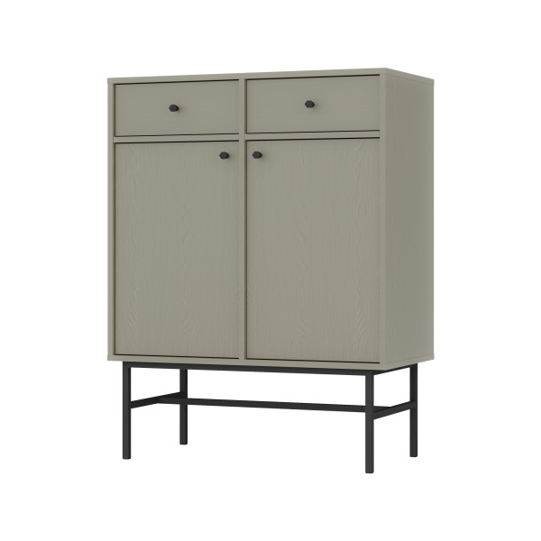 Komoda TORINO 84x108x41 cm Odcienie zieleni, 8150473