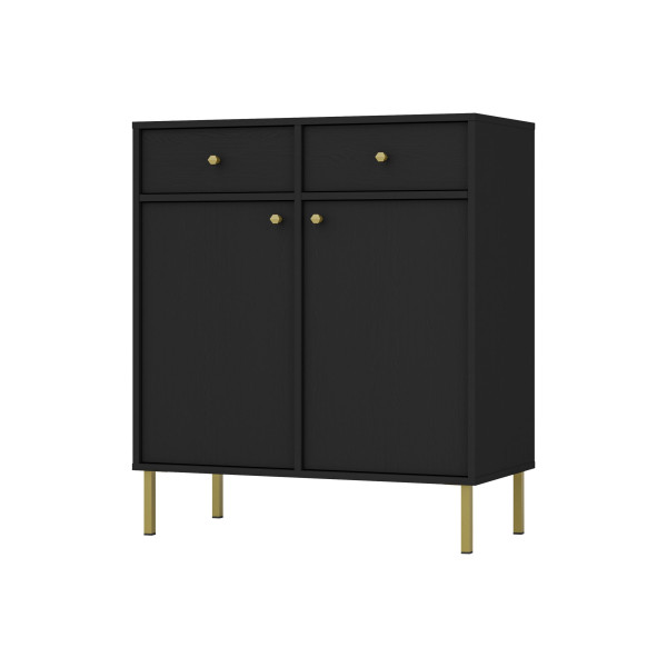 Komoda TORINO 84x95x41 cm Grafit, 8150572