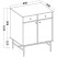Komoda TORINO 84x108x41 cm Grafit, 8150591
