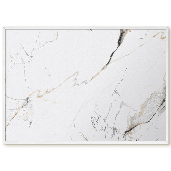 Ozdobna tablica na magnesy w białej ramie, Nowoczesna elegancja 100x70, 8154221