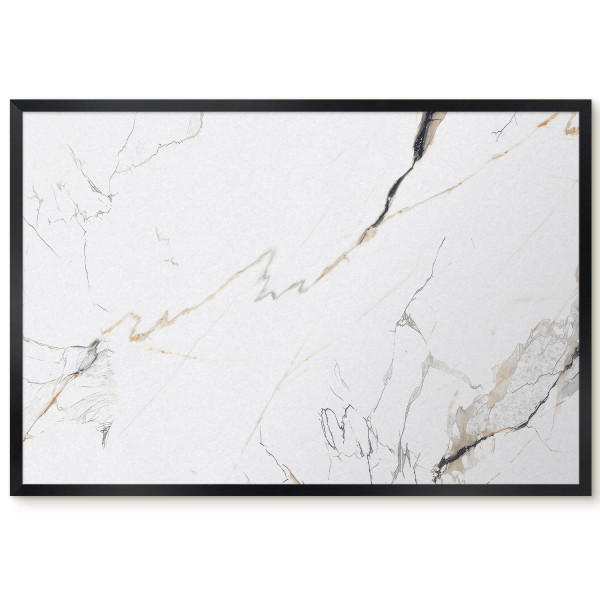 Ozdobna tablica na magnesy w czarnej ramie, Nowoczesna elegancja 60x40, 8154276