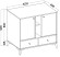 Komoda TORINO 100x94x41 cm Grafit, 8155258