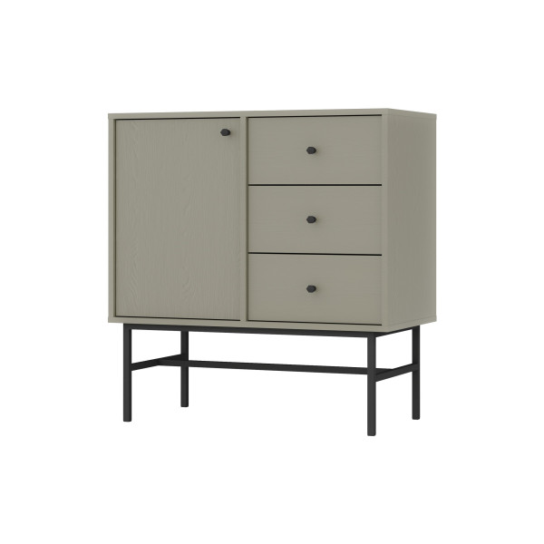Komoda TORINO 84x86x41 cm Odcienie zieleni, 8155262