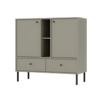 Komoda TORINO 100x95x41 cm Odcienie zieleni