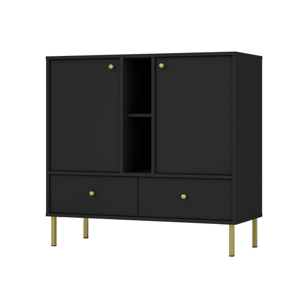 Komoda TORINO 100x95x41 cm Grafit, 8155301