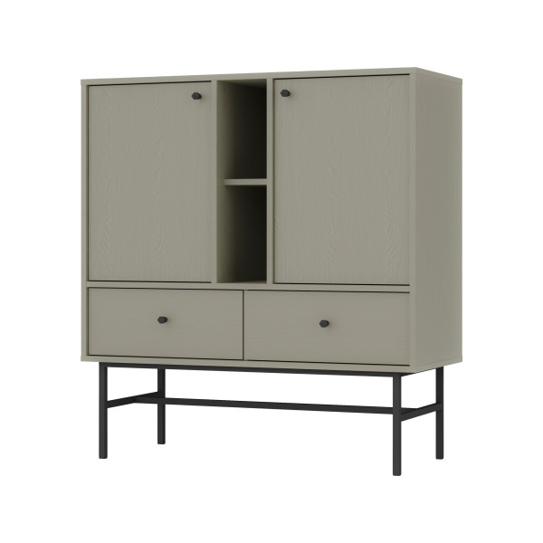 Komoda TORINO 100x108x41 cm Odcienie zieleni, 8155309
