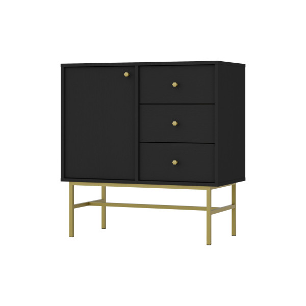 Komoda TORINO 84x86x41 cm Grafit, 8155344