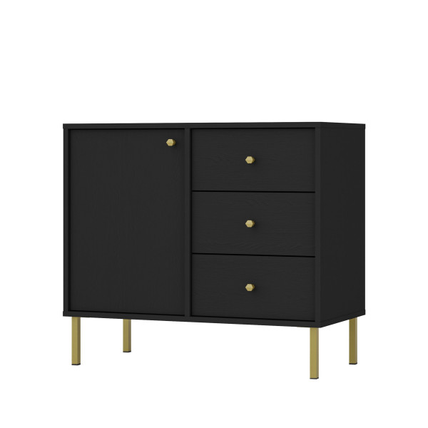 Komoda TORINO 84x74x41 cm Grafit, 8155349