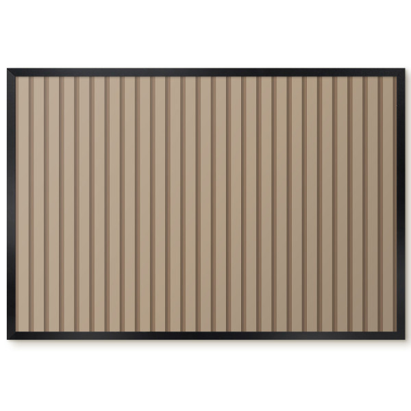 Tablica magnetyczna ozdobna w czarnej ramie, pionowe paski 60x40, 8155965