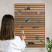 Tablica magnetyczna ozdobna w białej ramie, Ciepłe pasy 100x70 Wallfluent, 8156267