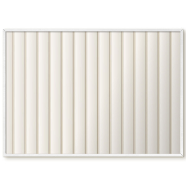 Ozdobna tablica na magnesy w białej ramie, Pionowe linie 100x70, 8157449