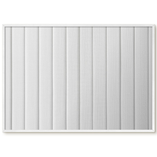 Tablica magnetyczna ozdobna w białej ramie, Minimalistyczne pasy 100x70, 8157736