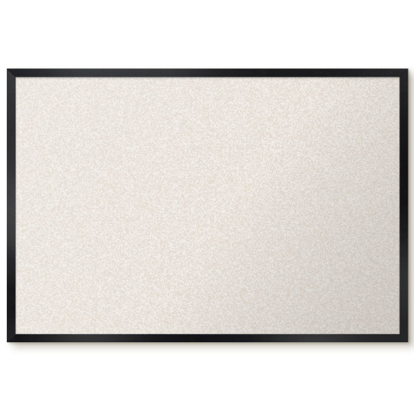 Magnetyczna tablica ozdobna w czarnej ramie, Kremowa tekstura 60x40, 8164308