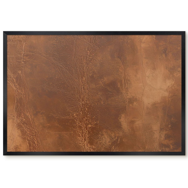 Ozdobna tablica na magnesy w czarnej ramie, Brązowa tekstura 60x40, 8164700