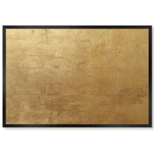 Tablica magnetyczna z nadrukiem w czarnej ramie, Żółta tekstura 60x40, 8165106