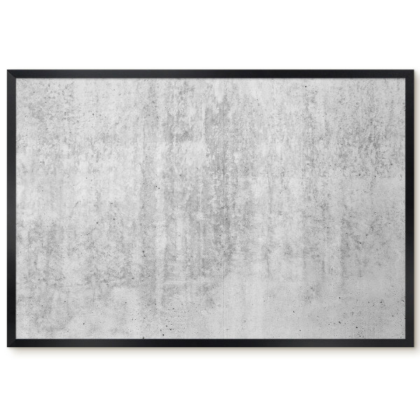 Dekoracyjna tablica magnetyczna w czarnej ramie, Szara tekstura 60x40, 8165232