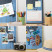Tablica magnetyczna do salonu w czarnej ramie, 60x40 Wallfluent, 8166116