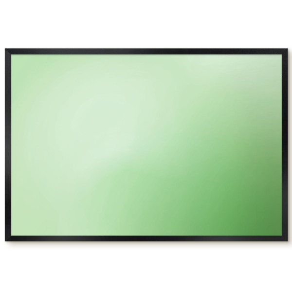 Tablica magnetyczna dekoracyjna w czarnej ramie, 60x40 Wallfluent, 8167126