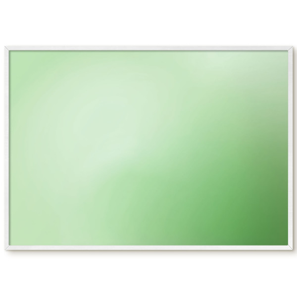 Tablica magnetyczna dekoracyjna w białej ramie, 100x70 Wallfluent, 8167663