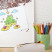 Magnetyczna tablica ozdobna w białej ramie, 100x70 Wallfluent, 8168045
