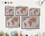 Tablica magnetyczna z nadrukiem w czarnej ramie, 60x40 Wallfluent, 8174291