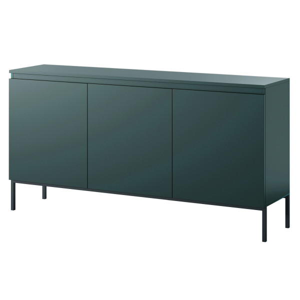 Komoda trzydrzwiowa Bemmi 150 cm Ciemnozielony, 8176246