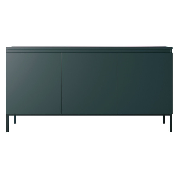 Komoda trzydrzwiowa Bemmi 150 cm Ciemnozielony, 8176251