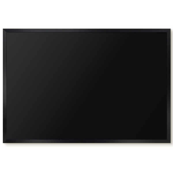 Ozdobna tablica magnetyczna w czarnej ramie,Czarny 60x40 Wallfluent, 8189946