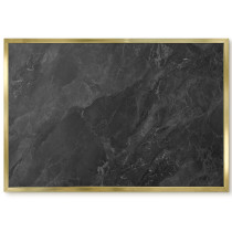 Ozdobna tablica magnetyczna w złotej ramie, Szara elegancja 60x40