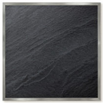 Tablica magnetyczna ozdobna w srebrnej ramie, Szara tekstura 50x50