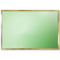 Tablica magnetyczna z nadrukiem w złotej ramie, 60x40 Wallfluent