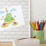Dekoracyjna tablica magnetyczna w białej ramie, 100x70 Wallfluent, 8227596