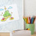 Magnetyczna tablica ozdobna w białej ramie, 100x70 Wallfluent, 8227603