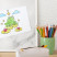 Magnetyczna tablica ozdobna w białej ramie, 100x70 Wallfluent, 8227617