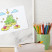 Magnetyczna tablica ozdobna w białej ramie, 80x60 Wallfluent, 8227645