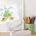 Magnetyczna tablica ozdobna w białej ramie, 60x40 Wallfluent, 8227673