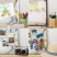 Magnetyczna tablica ozdobna w czarnej ramie, 50x50 Wallfluent, 8227735